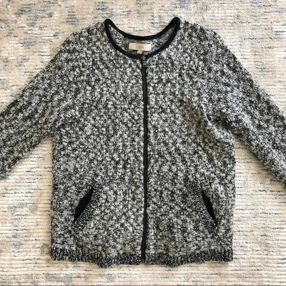 Loft Zip Up Cardigan